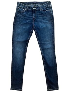 Levi’s 535 Skinny Jeans Juniors 11 Dark Wash Stretch Denim